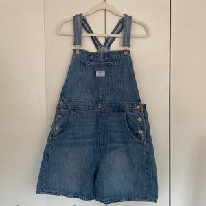 Levi Short Overalls